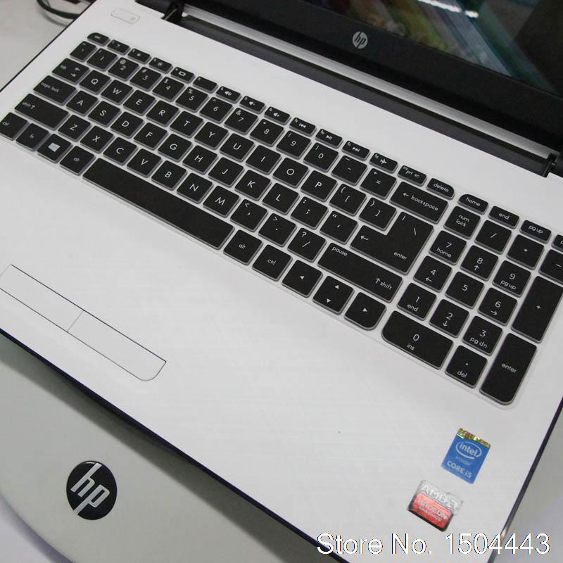 15.6" Laptop Keyboard Protector Skin - Ultra-thin Silicone Dustproof Cover for HP Pavilion Envy 15 Series: Black
