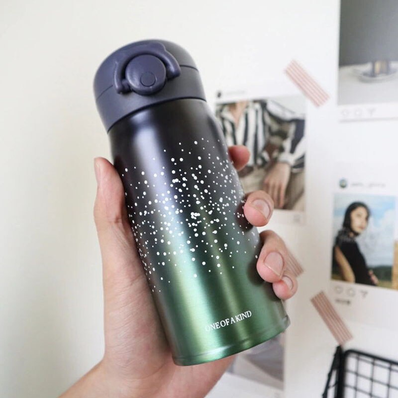 ! Termo de 500ml, taza de de botella, termo de café, té, leche, Taza de Viaje, termo de doble pared de acero inoxidable, frascos de vacío, , termo taza: 500ml / 1