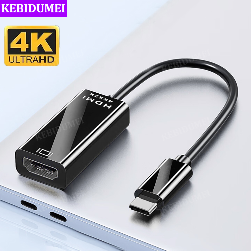 Usb C Hdmi Kabel Type C Naar Hdmi 4K Adapter Usb C Usb 3.1 Mannelijk Naar Hdtv Vrouwelijke Converter Kabel Voor Laptop Tablet Tv Macbook Pro