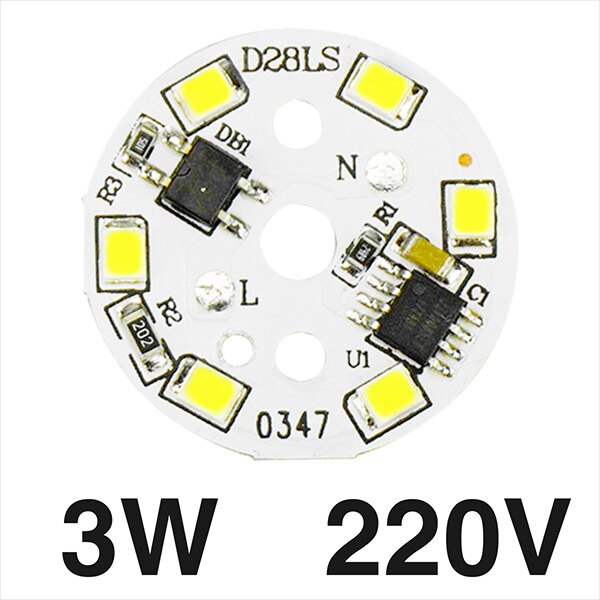 5 Pcs Led Smd Chip 3W 5W 7W 9W 12W 15W Led Lamp Licht chip AC220V Smart Ic Led Bean Voor Diy Lamp Spotlight Koud Wit Warm Wit: 3W 5PCS / Cold White