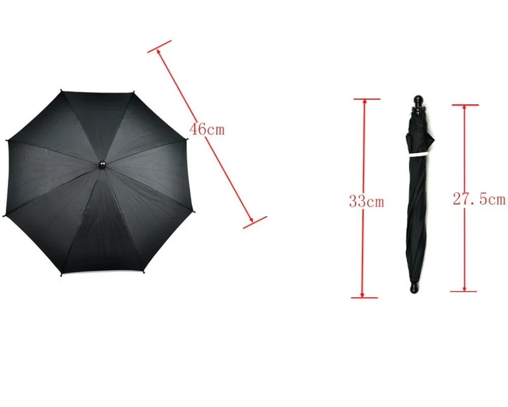 Truco de Magia con paraguas (33cm de longitud), dispositivo de Magia de seda para paraguas, accesorios de Magia para escenario, accesorios de Magia, trucos, ilusiones de mago