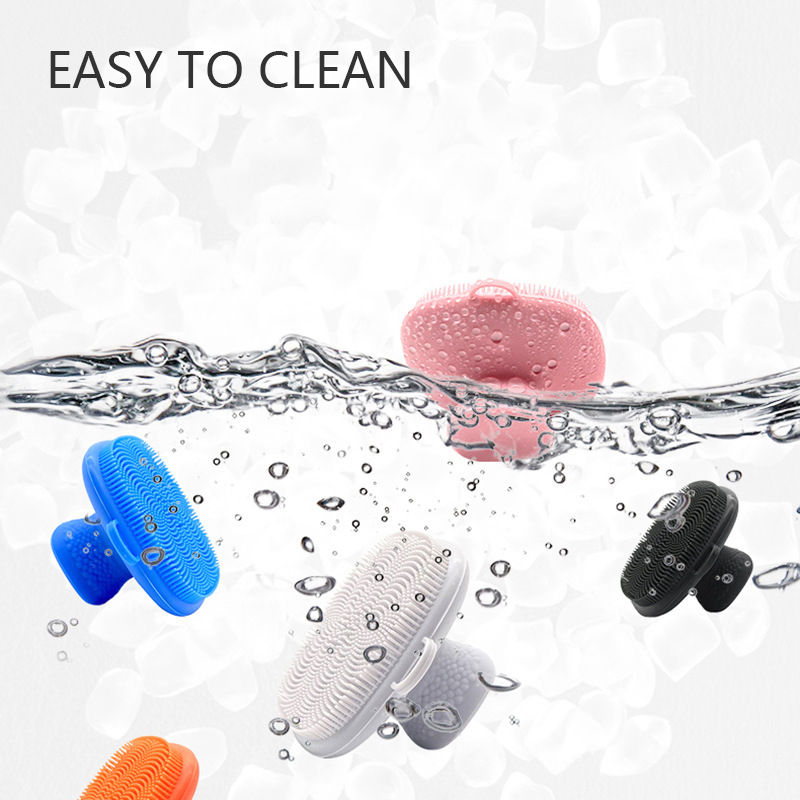 Cepillo de limpieza Facial de silicona, almohadilla de lavado, exfoliante, eliminador de espinillas, limpieza Facial profunda, cepillos faciales, masajeador de baño para bebé