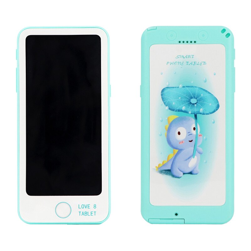 6 Inch LCD Writing Tablet Drawing Electronic Writing Pads For Kids & Adults Office Blackboard Early learning for children: Blue