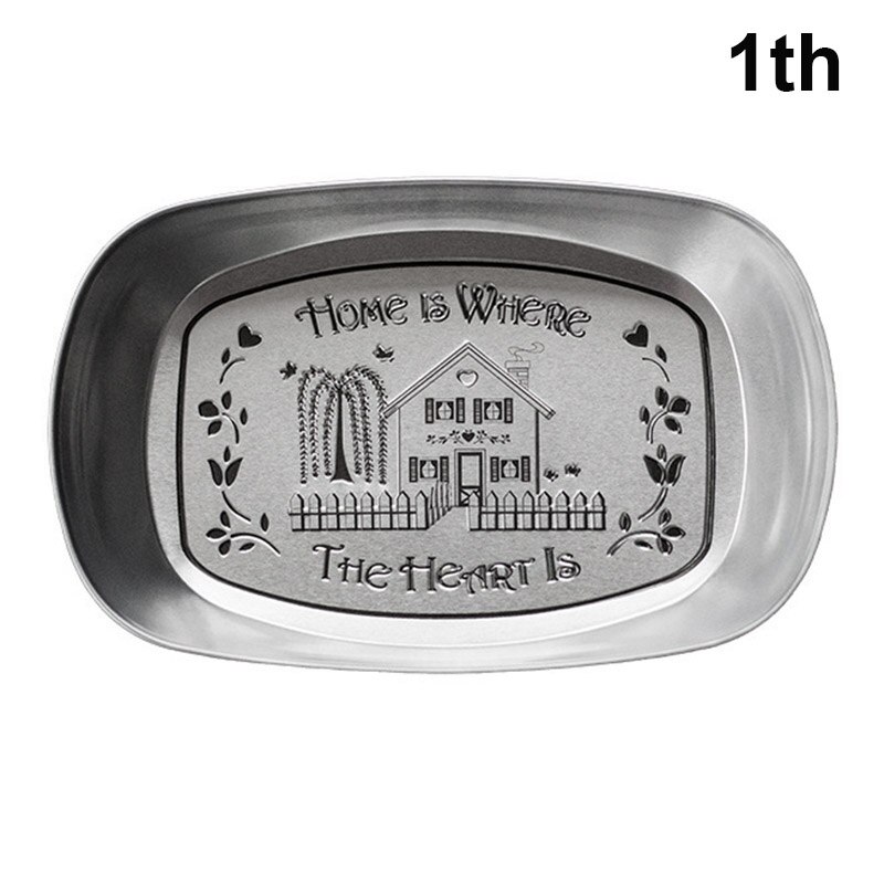 Retro Boat-Shaped Storage Tray Plate for Snack Fruit for Household Kitchenware Home Decoration F2: 1th