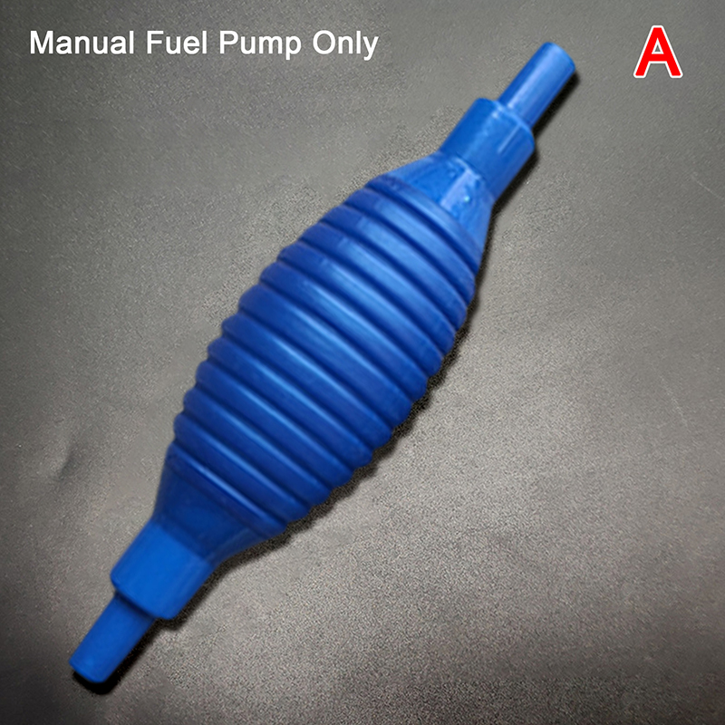 Universal For Car Motorcycle Boat Manual Fuel Pump Line Hand Primer Lamp Water Oil Gasoline Gasoline Diesel Liquid Transfer: A