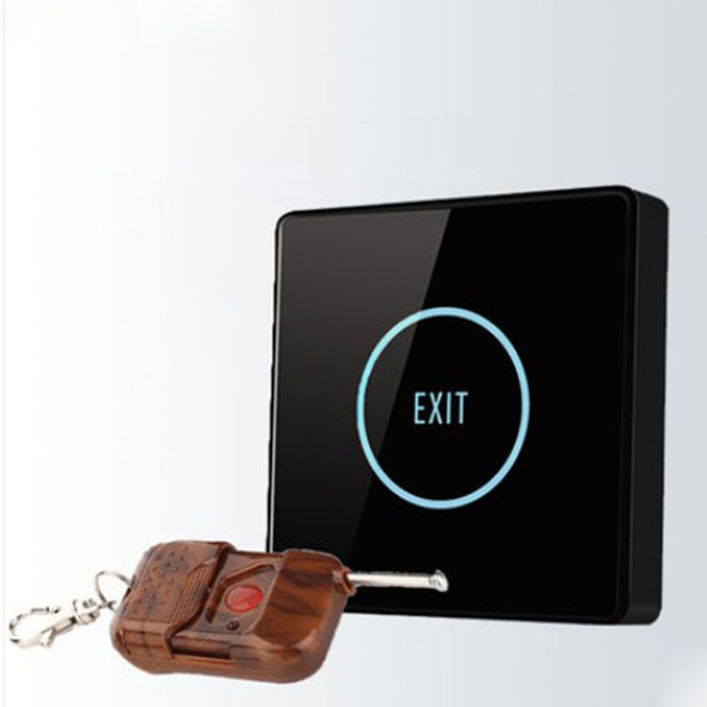 Touch Exit Button Remote Control Infrared Sensing Surface Plexiglass Waterproof LED Indicator Exit Switch Access Control system