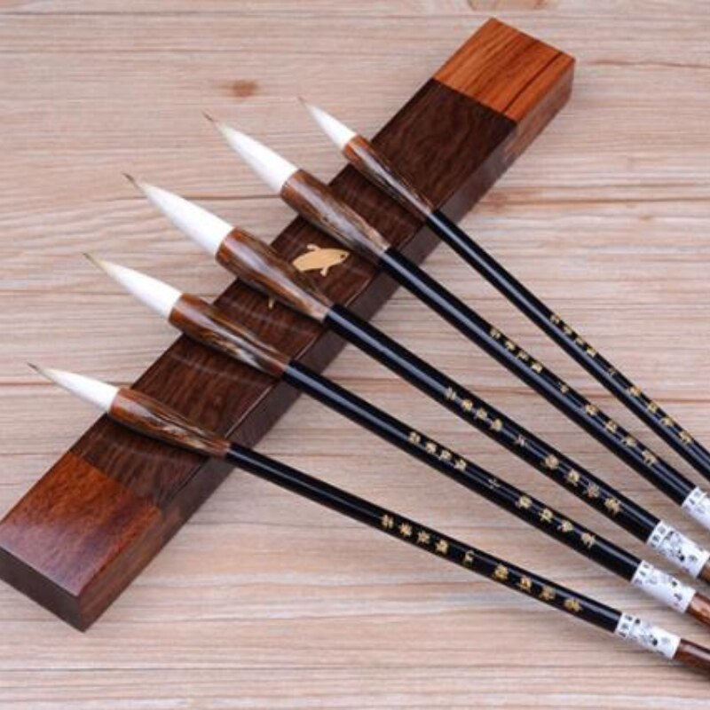 Chinese Calligraphy Writing Brush Pen Set Medium Regular Script Calligraphie Brushes Tinta China Watercolor Painting Calligraphy