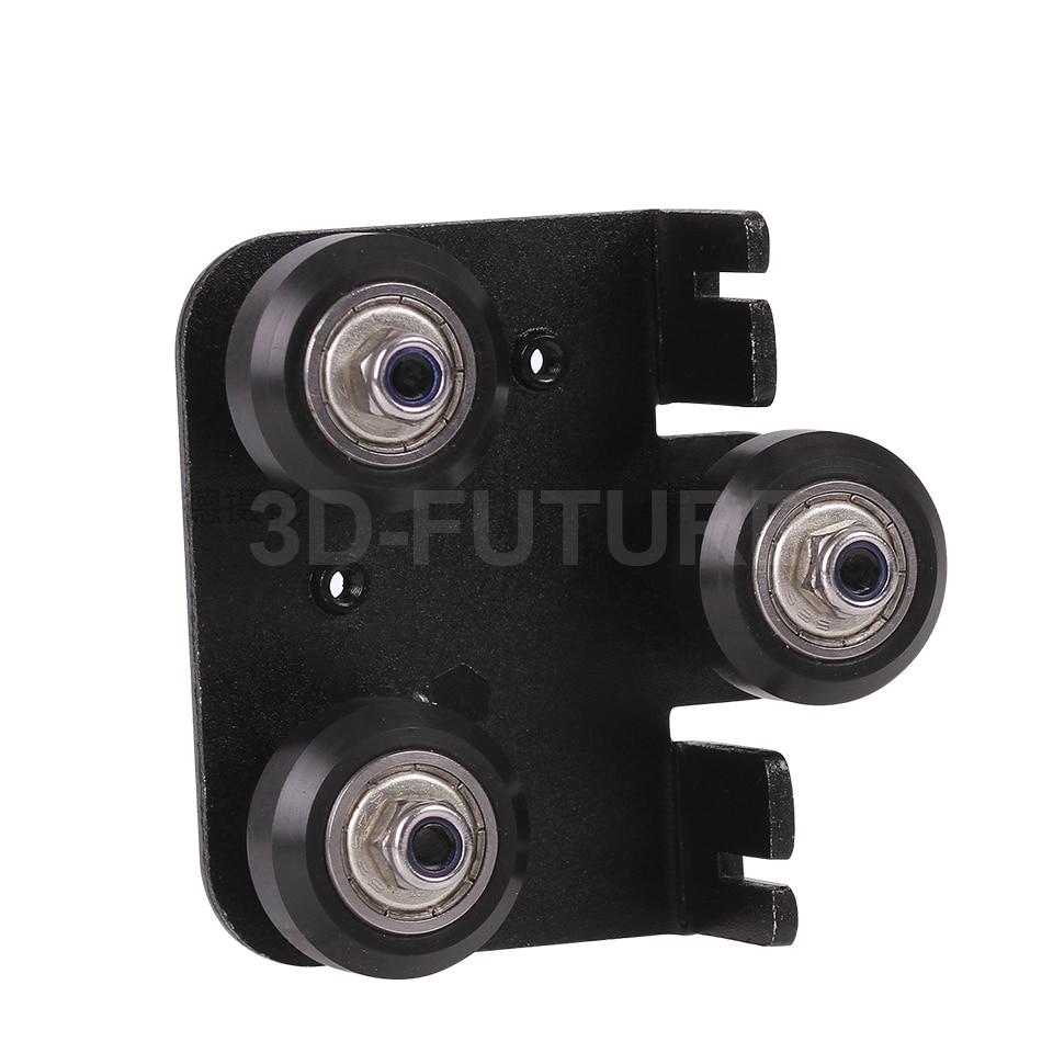 3D Printer Openbuilds V Slot gantry plat set slide plate pulley for CR-10 / Ender-3 Metal Extruder Nozzle Fixing wheels