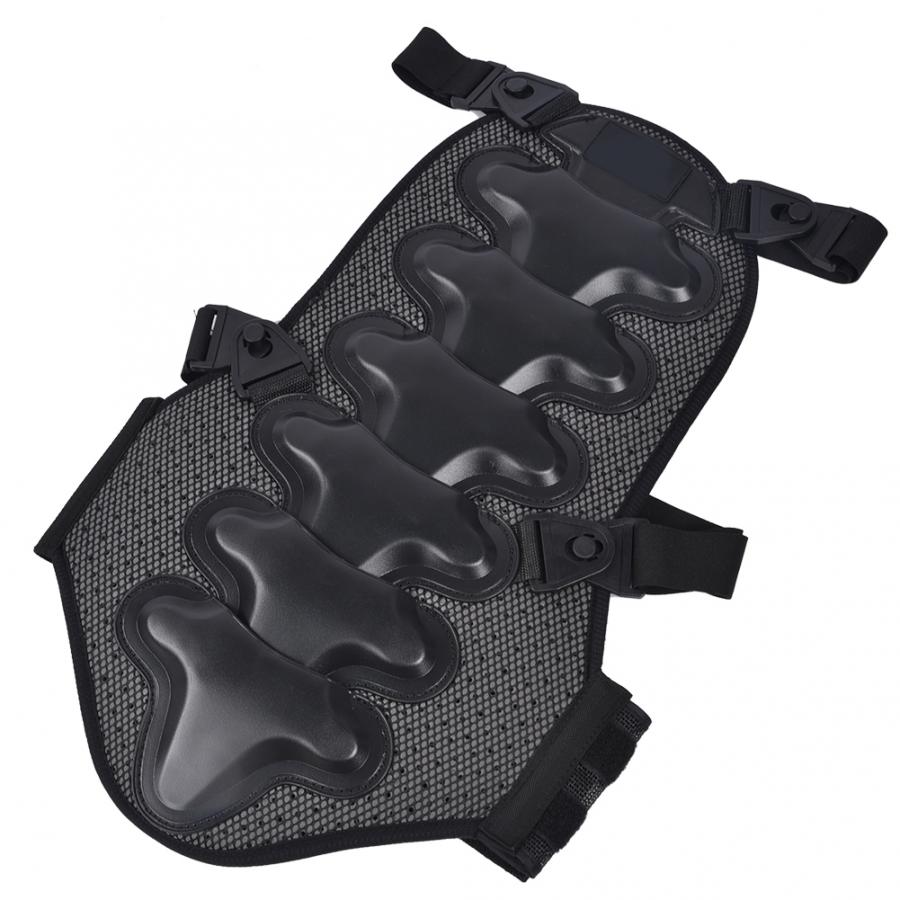 Sport Terug Ondersteuning Spine Protector Skiën Downhill Thicken Back Spine Guard Buitensporten Afneembare Wervelkolom Ruggengraat Bescherming