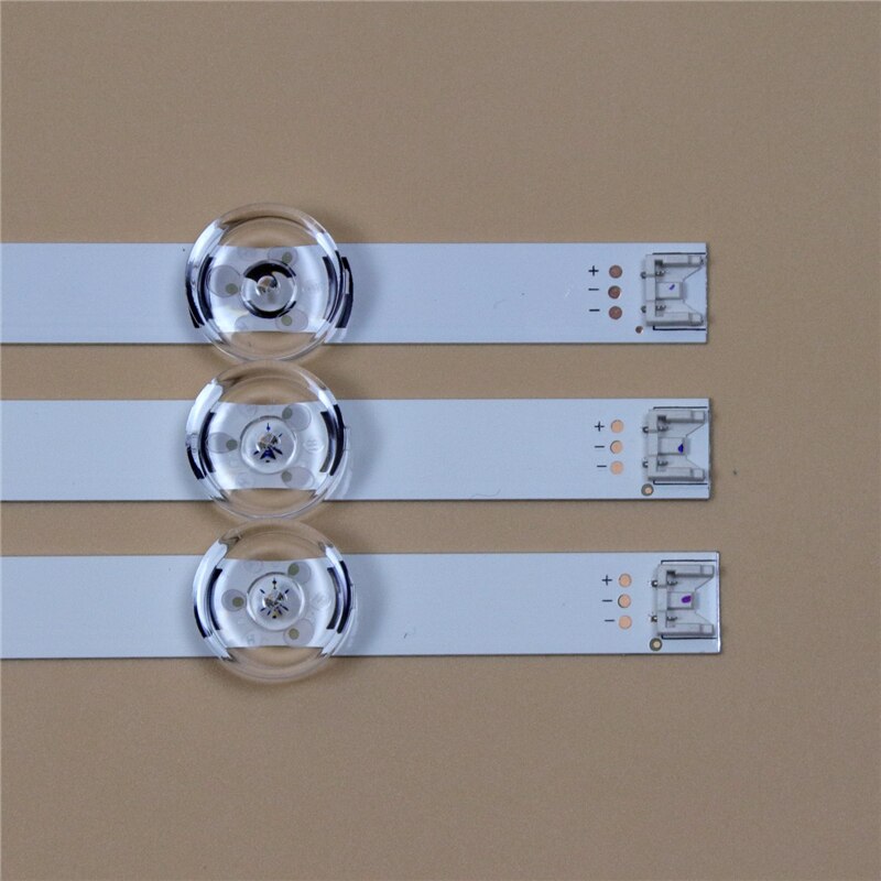 TV LED Bars For LG 32LF580B 32LF5800 32LF580N 32LF580U 32LF580V 32LF585B 32LF595B LED Backlight Strip Kit 6LED Lamp Lens 3 Bands