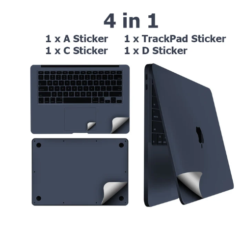for MacBook Air 15 A2941 13 M2 A2681 Pro 14 16 M3 sticker protect film Palms Guard Rest Cover+Trackpad /body Protect Skin