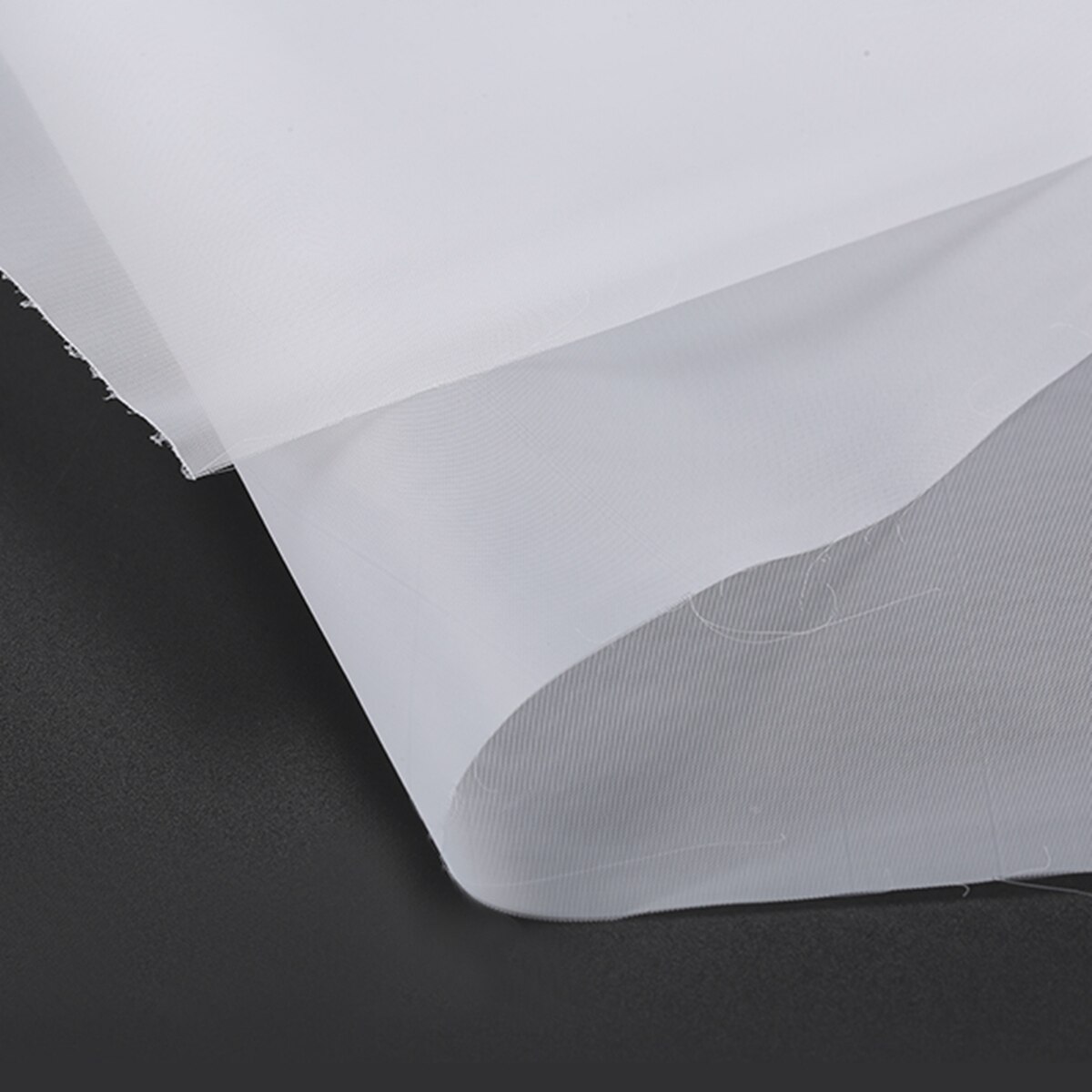 Colador de malla de seda blanca, tela de red de alta precisión, filtro de agua de nailon para cocina, para nueces, leche, miel y café