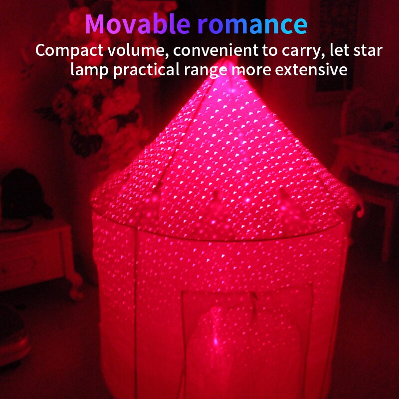 USB Gadgets LED Star Nightlight Projector Atmosphere Galaxy Lamp Decorative Lamp Multiple Light Effects With Remote Control