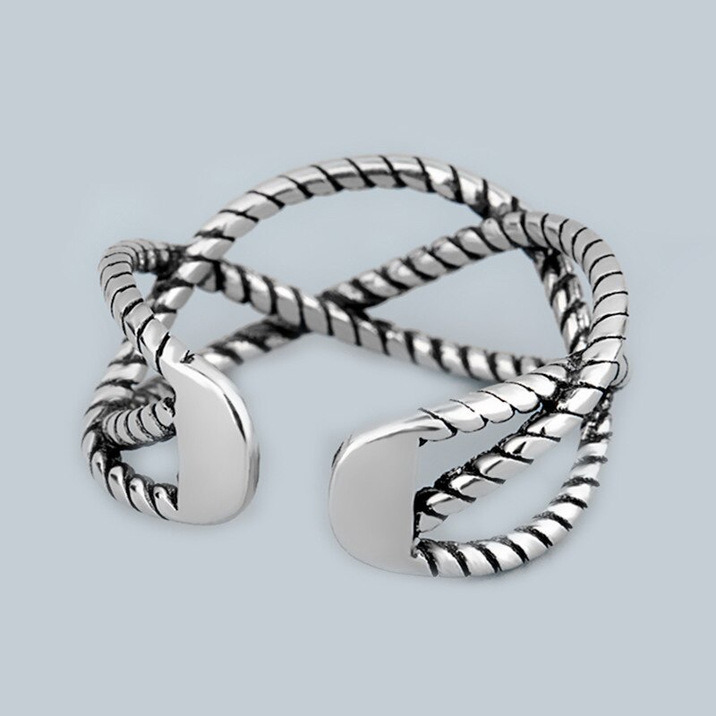 Zomer Strand Open Cross Kettingen Ringen Voor Vrouwen Meisjes Verstelbare Finger Ring Charm Sieraden