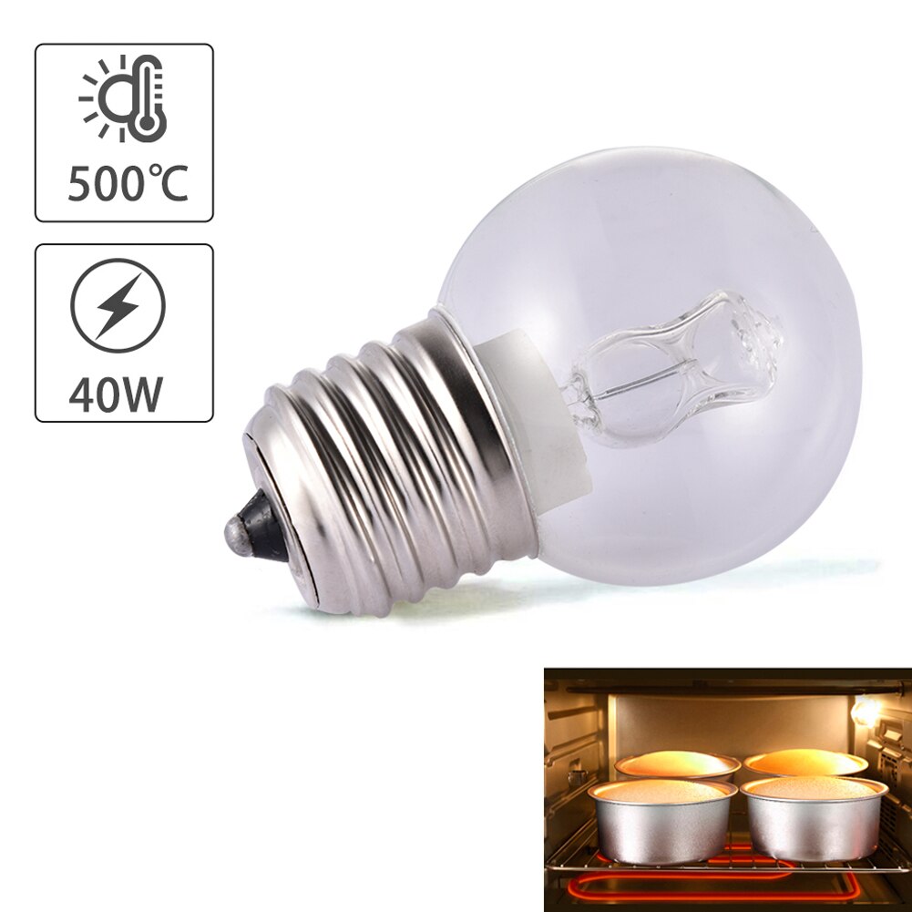 25 W 40 W Ofenleuchte 110 V 220 V E27 Hochtemperaturbeständig 500 ℃ sicher Ofen Dampfer Kühlschrank Mikrowelle Glühbirne Ofenlampe: MULTI