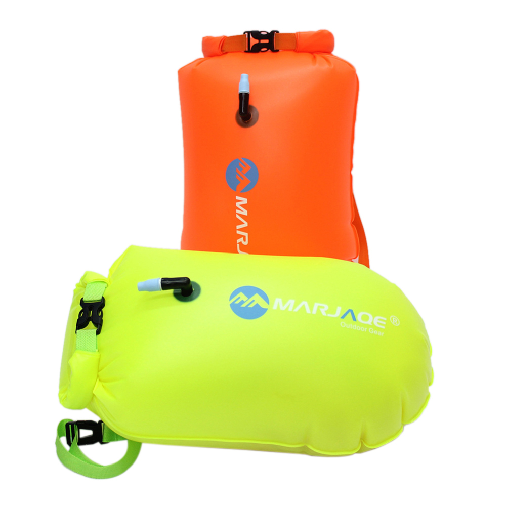 Utendørs vanntett pvc oppbevaring svømmepose oppblåsbar flytepose 72*37 cm livbøyer forhindrer drukning