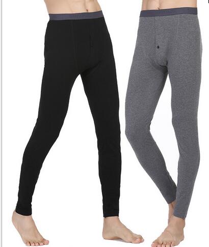 Pantalon pour hommes, leggings en coton, section mince, couleur unie, automne,