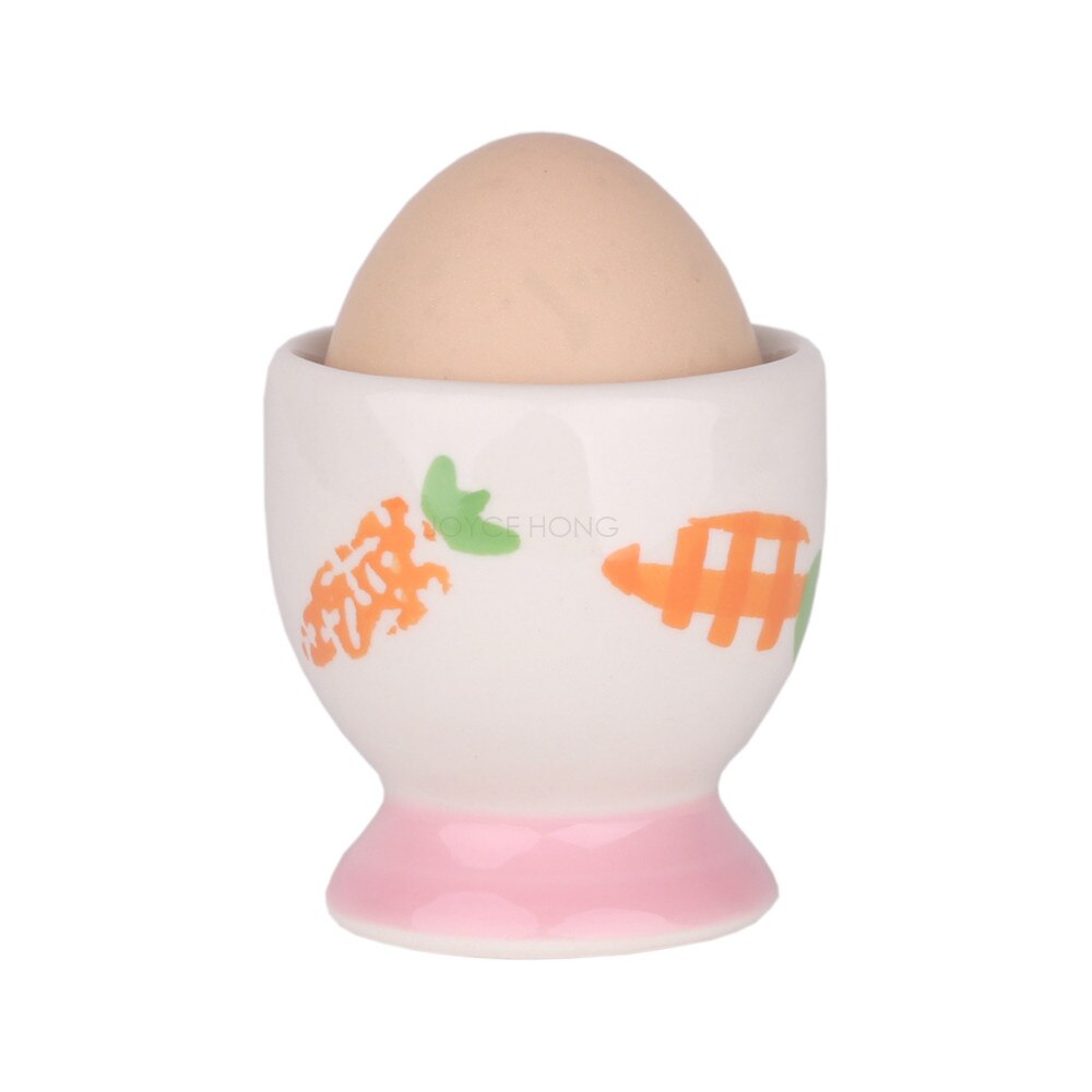 Keramiske æg holder kopper, æg kop sæt porcelæn æg holder kopper keramisk morgenmad æg kop keramiske påskeæg kopper til børn