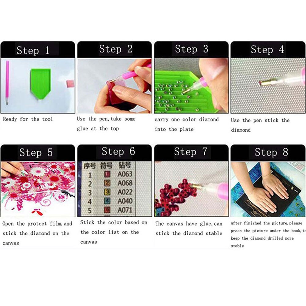 5D diamond painting cross stitch kit inlaid diamond sunflower flower mosaic pattern round beads diamond embroidery home decorati