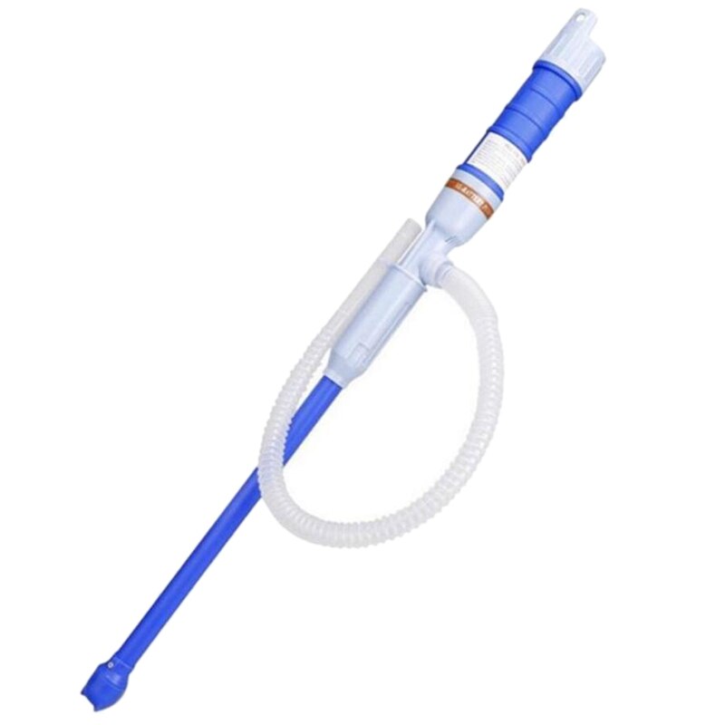 -Auto Vehicle Fuel Gas Transfer Suction Pumps Portable Outdoor Handheld Pump Water Oil Gas Tools Petrol Pump: Blue