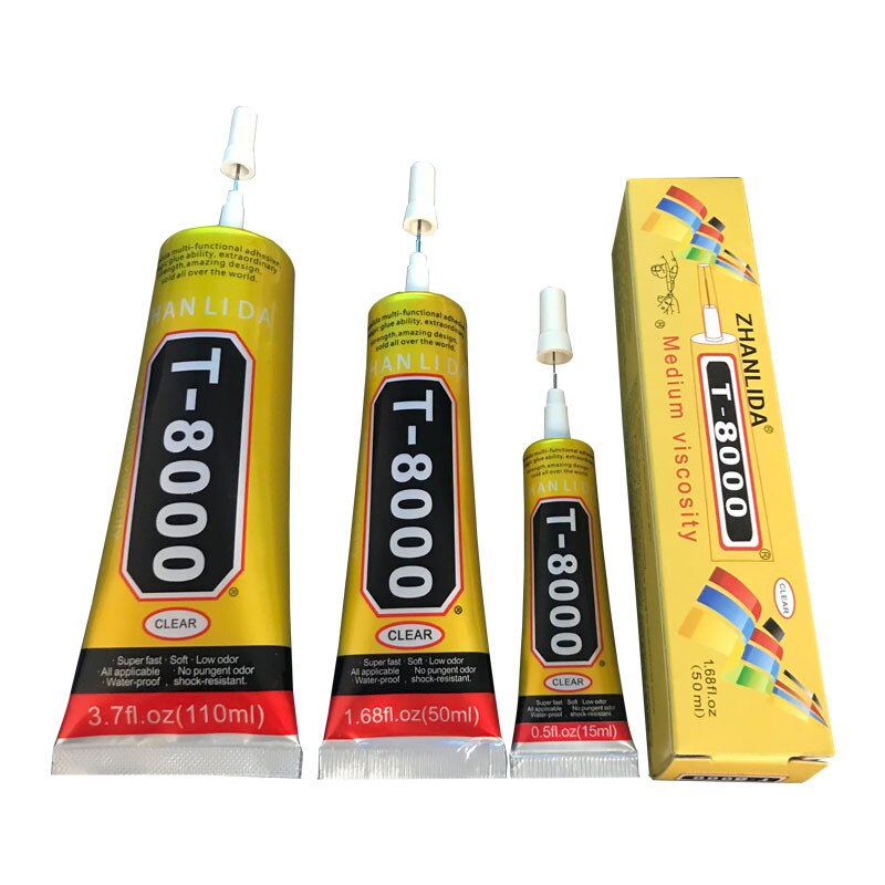 50ML B7000 T8000 T7000 E8000 Multifunctional epoxy resin glue mobile phone screen DIY repair sealant water sticker special