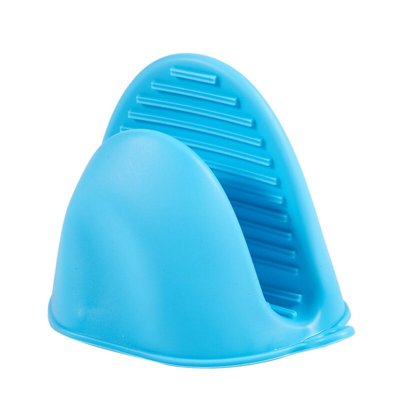 Silikonhansker ovn varmeisolerte fingerhansker matlaging mikrobølgeovn sklisikker gryteholder