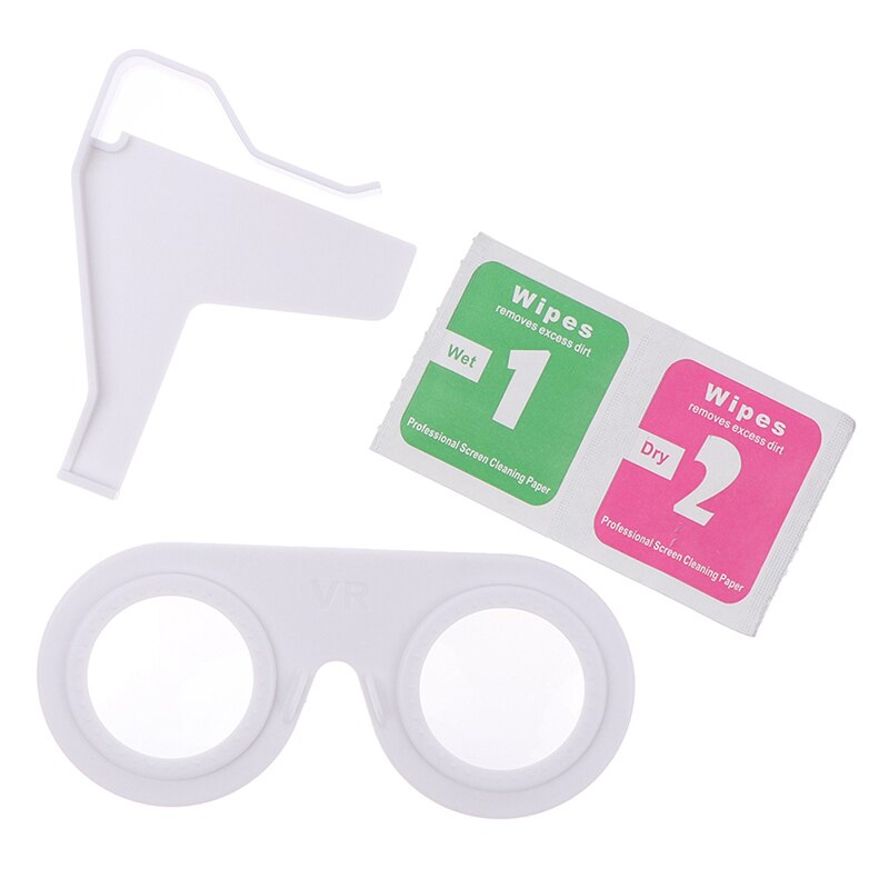 Mini Vouwen Virtual Reality Bril 3D Vr Smartphone Draagbare Ios Android Set: WHITE