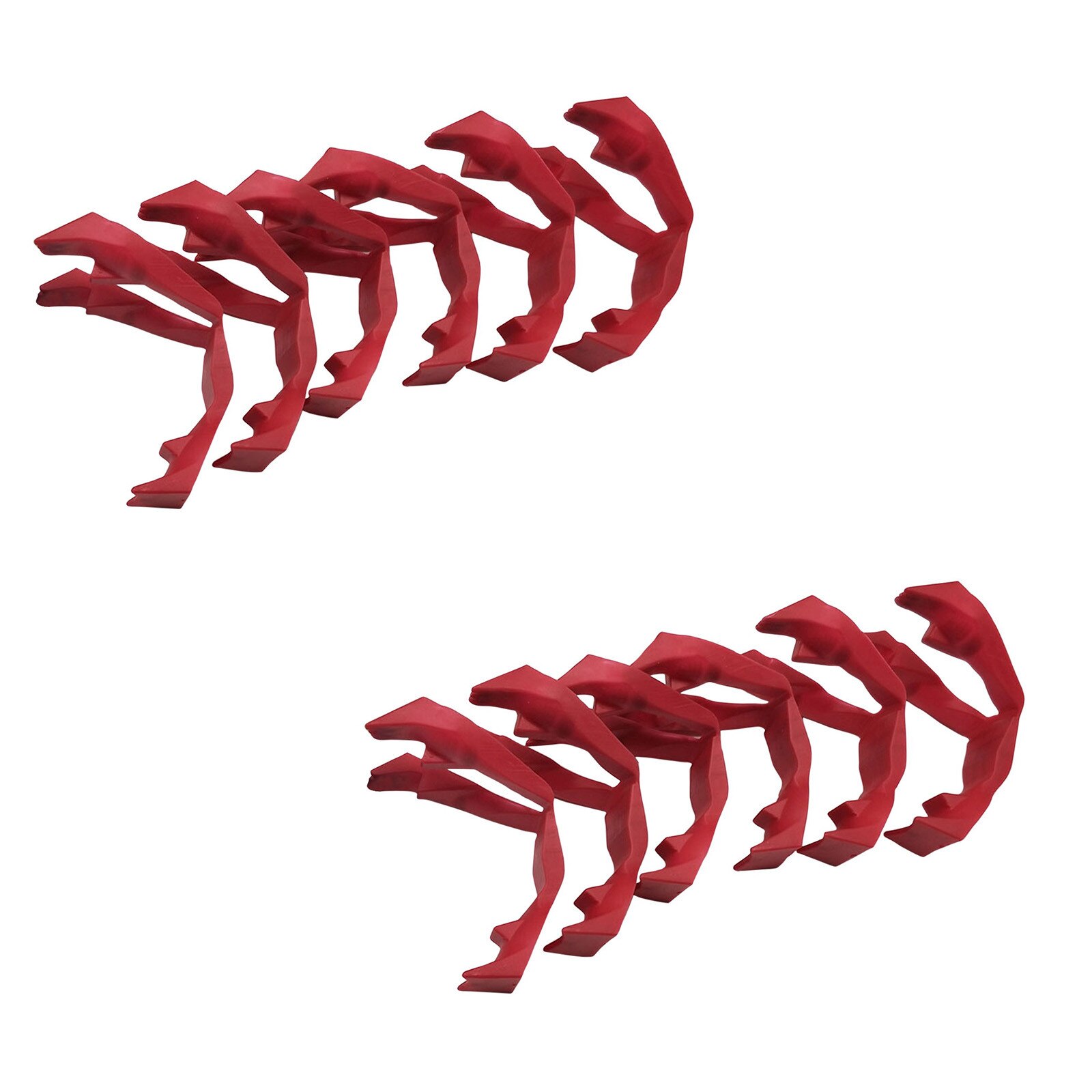 25#6pcs Food Finger Tongs Baking Kitchen Multifunctional Mini Food Tongs Anti-scald Food Tongs for Keeping Clean Kitchen: Default Title