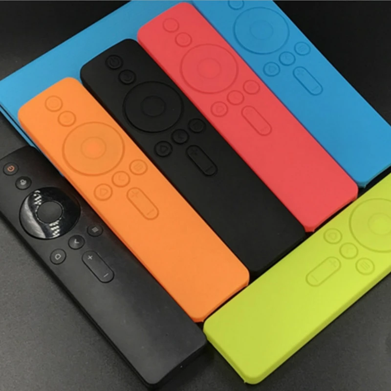 Jednokolorowe etui na pilota do Xiaomi 4A TV 4C MiBox Silikonowe, pyłoszczelne etui ochronne na pilota Mi 4 Voice Remote