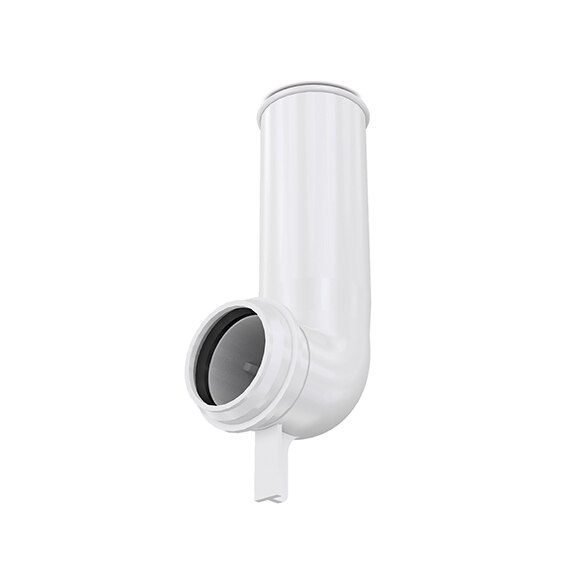 Ø50x90° CONCEALED CISTERN CLEAN WATER ELBOW 220 mm