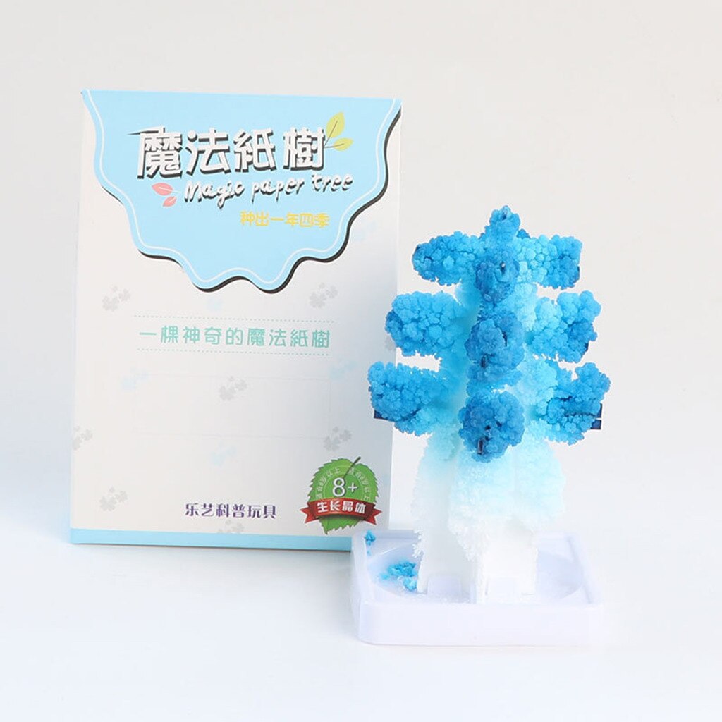 Visual Magic Artificial Sakura Trees Decorative Growing DIY Paper Tree Novelty Baby Toy Flower Exploring Science#45