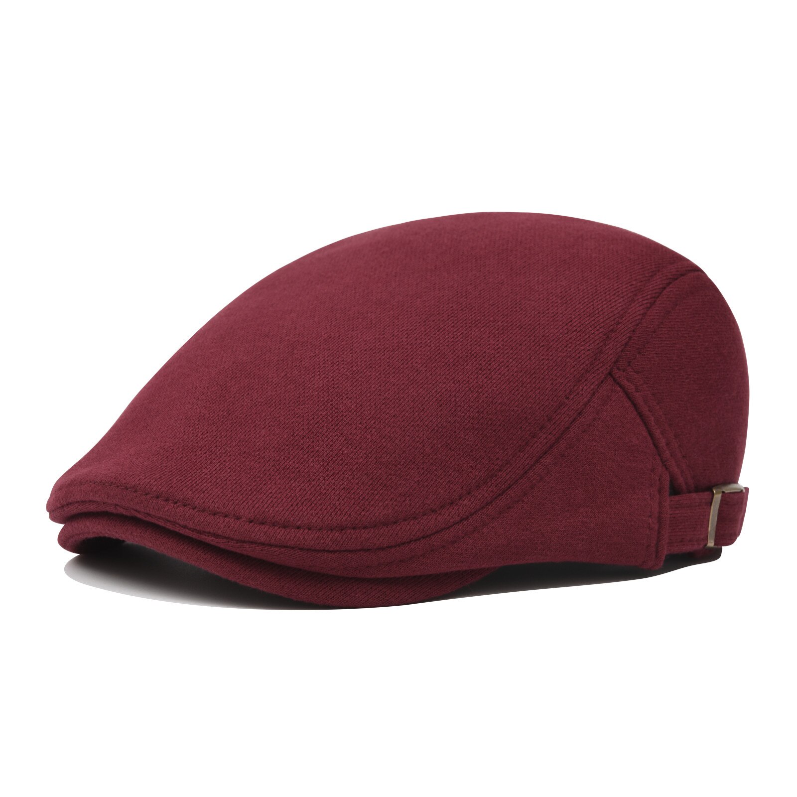 VOBOOM Cotton Irish Cap Golf Ivy Jeff Caps Men Women Cabbie Newsboy Driver Hat 039: Burgundy