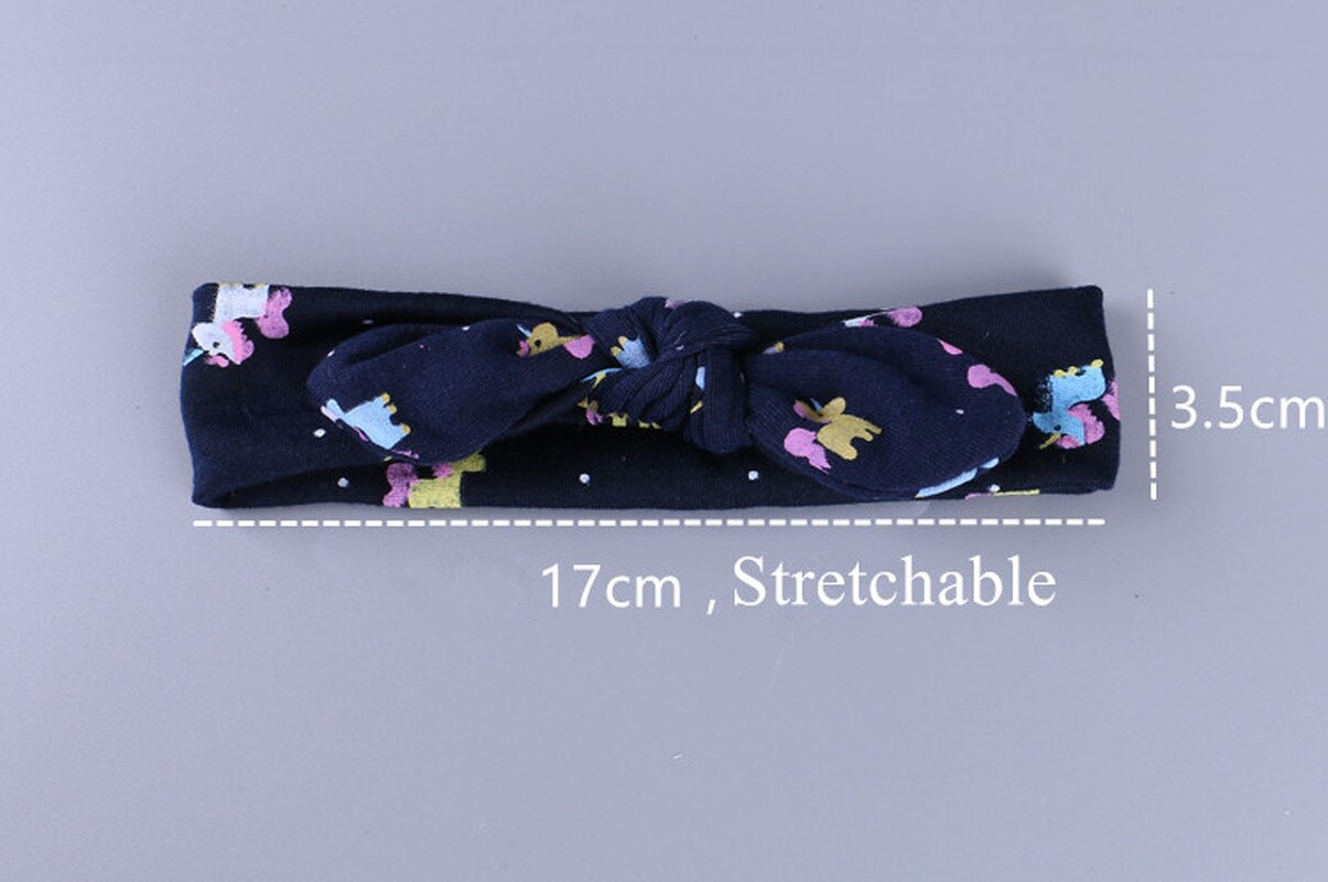 3Stck Elastische freundlicher Stirnband Nette Blumen- Bogen Baby stirnbänder Mädchen Haar zubehör Kaninchen Ohren haar Bands accessoire