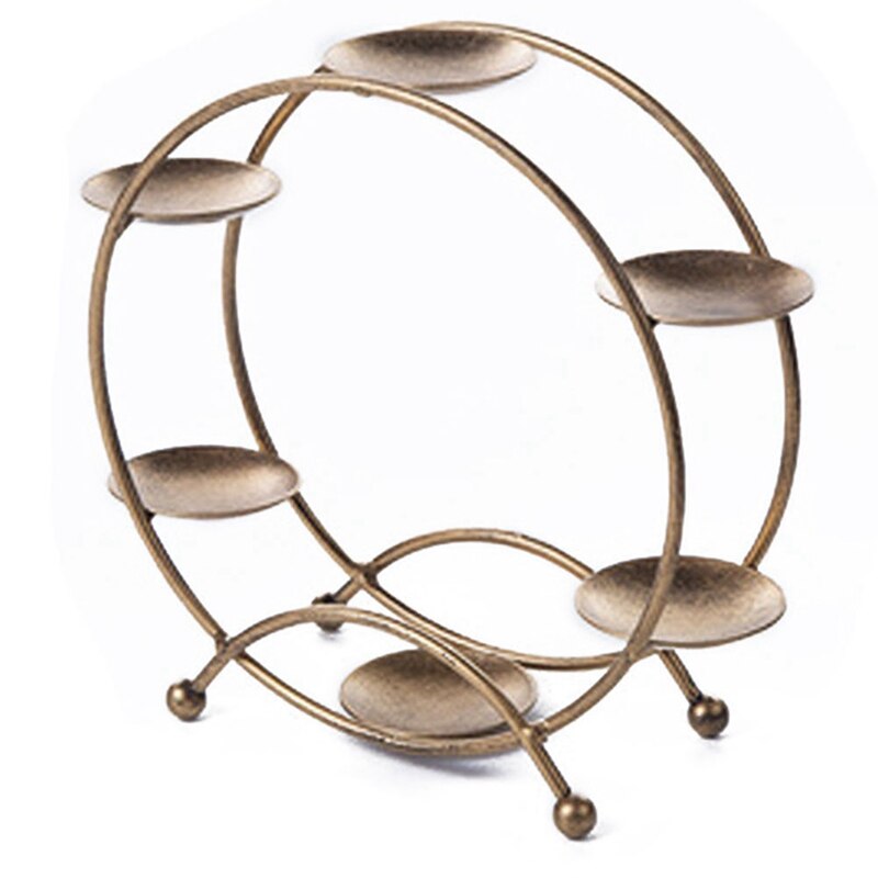 Dessert Table Decor Cold Food Tea Rest Table Set Tray Display Rack Wrought Iron Afternoon Tea Snack Rack Cake Rack: retro gold