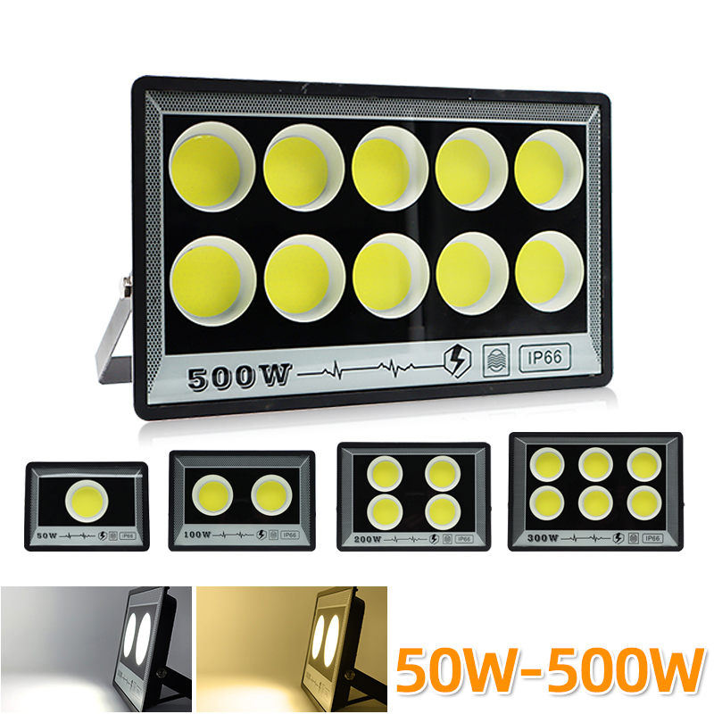 Éclairage LED 50W 100W 200W 300W 400W 500W 220V projecteur IP65 lampe étanche Led projecteur extérieur jardin lampadaire