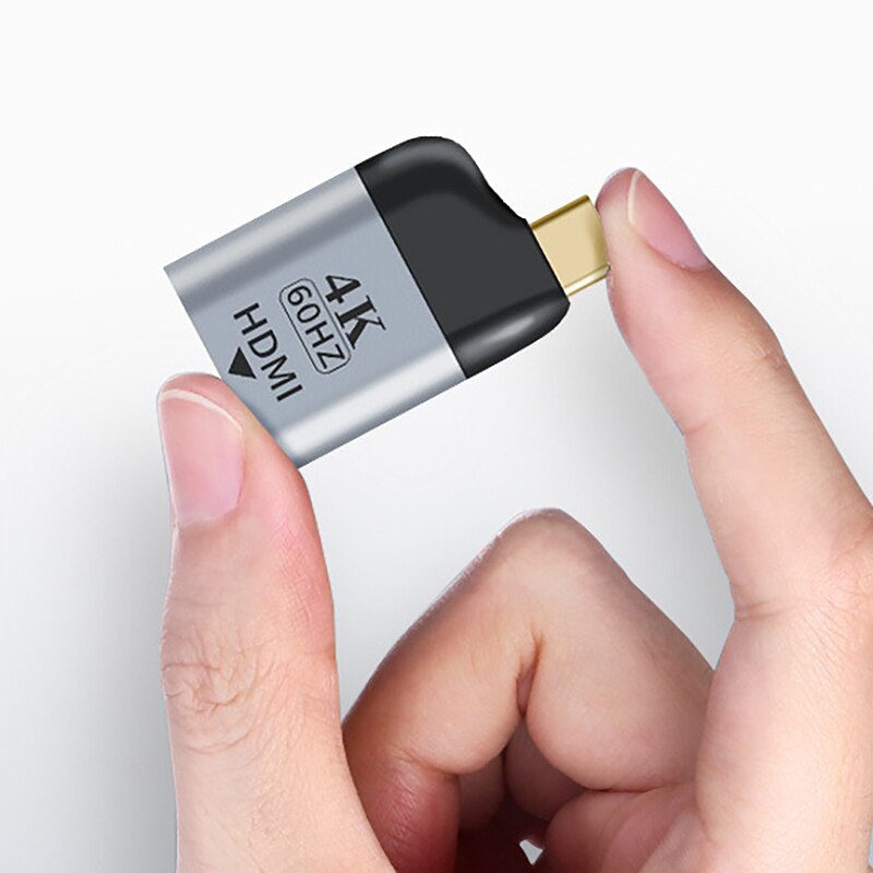 JORINDO typu C wtyk męski do HDMI przenośny zasilacz USB-C Adapter 4K @ 60HZ HDMI2.0 Adapter HD obsługuje wszystkich rodzajów C wyjście wideo sprzęt