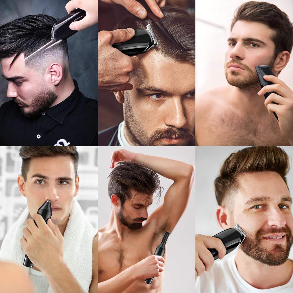 &quot;Tondeuse Professionele Tondeuse Elektrische Hairclipper Elektrische Shaverbeard Trimmer Man Scheren Machine Cut Nose Elektrische&quot;