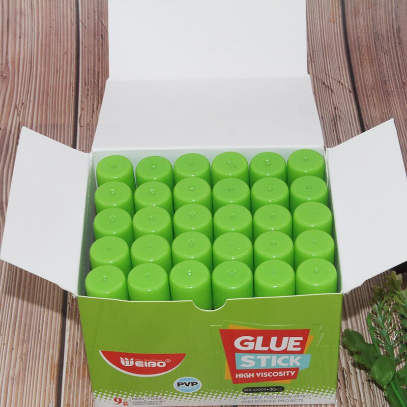 63009 school glue Stick Pegamento sólido PVP pega de escuela strong adhesive school office supplies 9 Gram,30 Count