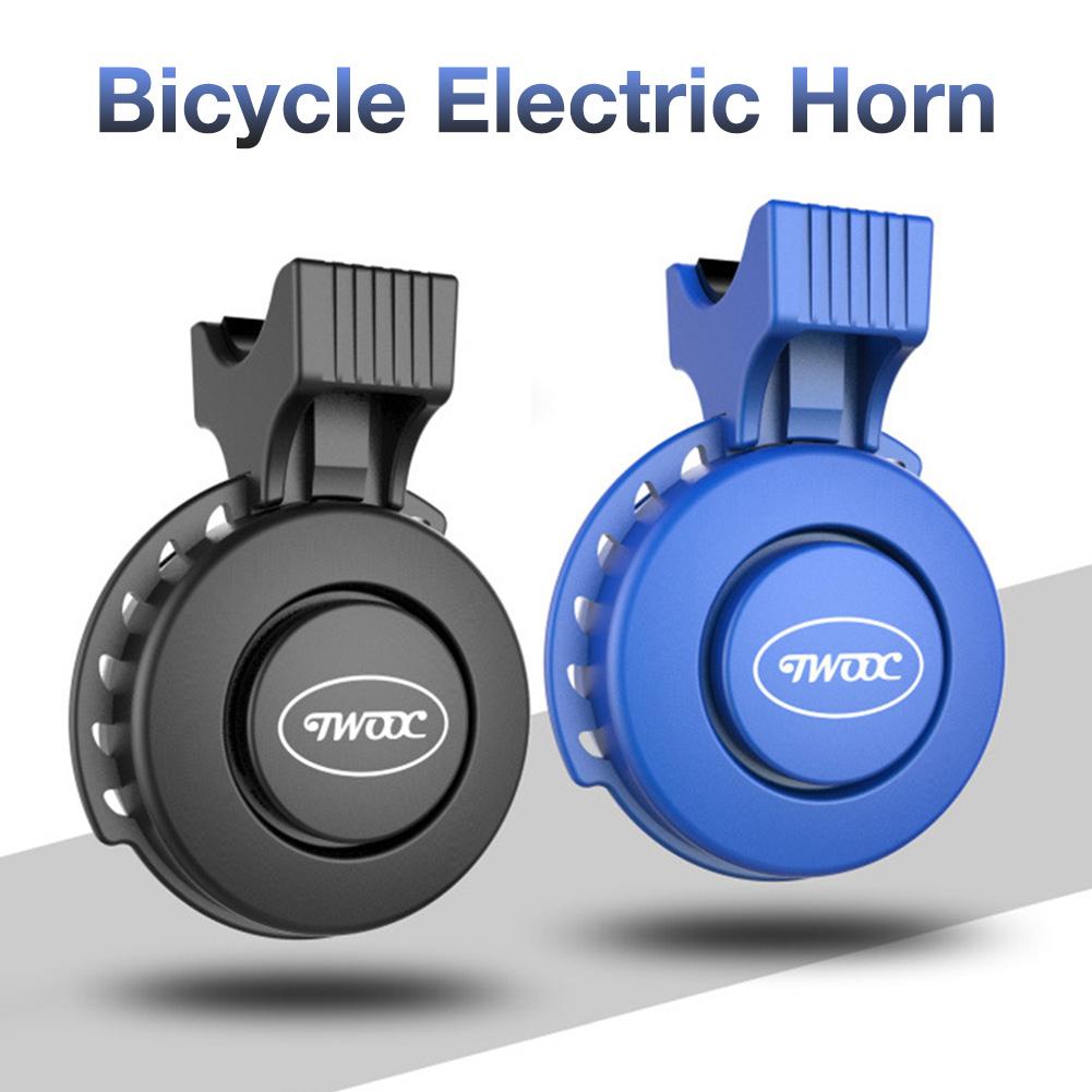 Twooc T-002 Elektrische Fiets Hoorn 110-120 Db Waterdichte 4 Geluid Modi Usb Opladen Elektronische Fietsbel Elektrische Claxon