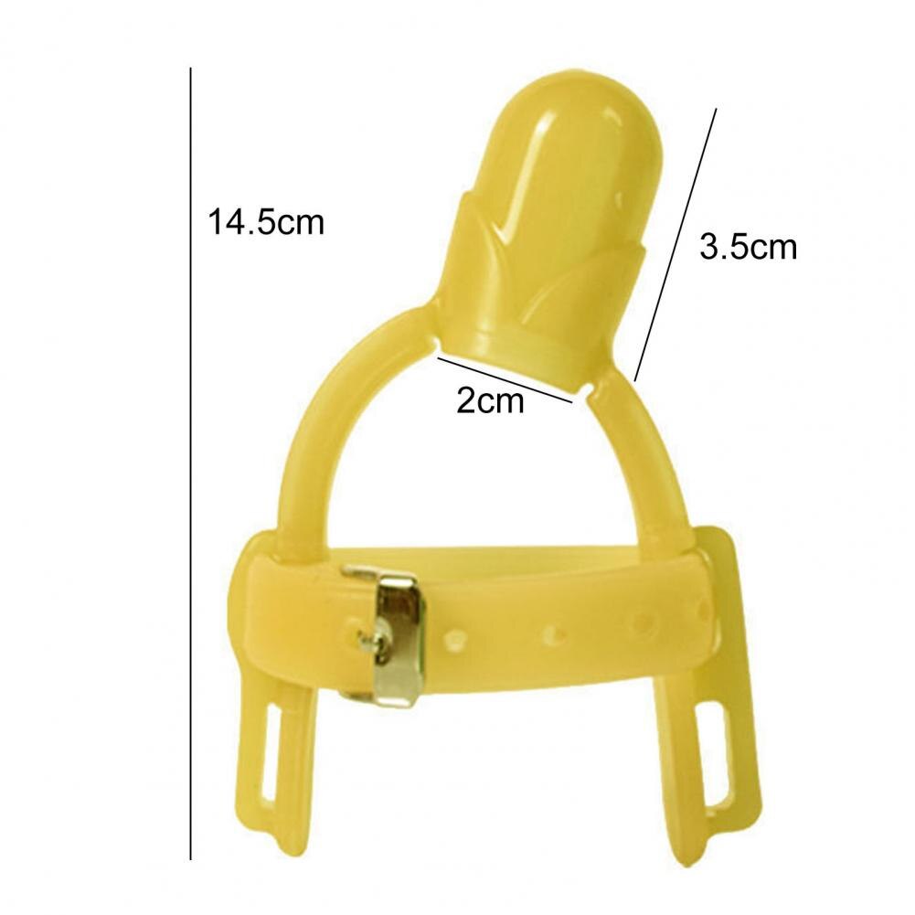 Muñequera de silicona no tóxica para bebés y niños, protector de dedos para dejar de chupar el pulgar, aparato de succión, 2 colores, novedad