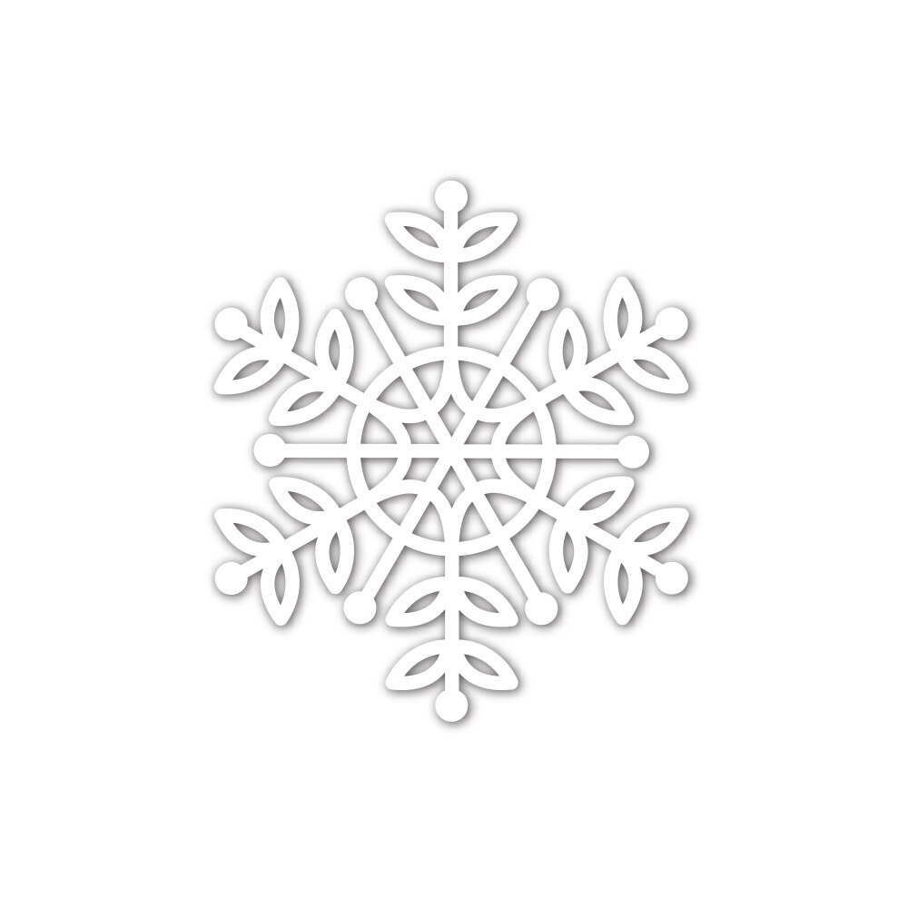 Metal Cutting Dies Set - Snowflake Wave Border For Card Making & Scrapbooking