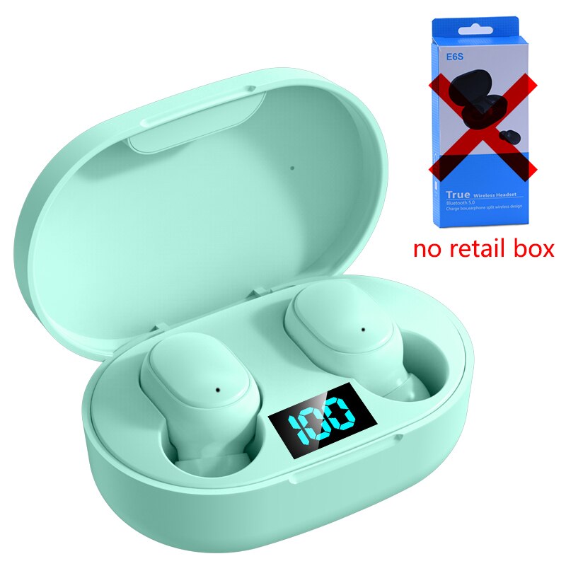 ROCKSTICK E6S Wireless TWS Bluetooth 5.0 Music Game Earphone Mini Earbuds and Charge BOX Sport Headset for xiaomi All Smartphone: G without retail box