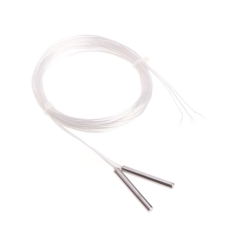 2x PT100 Platinum Resistance RTD Sensor Temperature Probe w/ 1 meter 2m 5m Wire MOLC