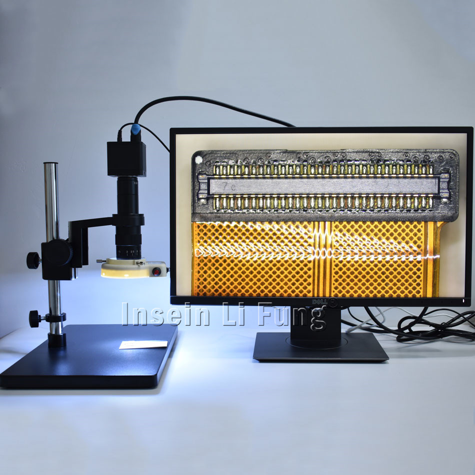 Industrial Digital Electron Microscope Light Source LED Adjustable Integrated Ring Lights 56 Beads LED Lighting