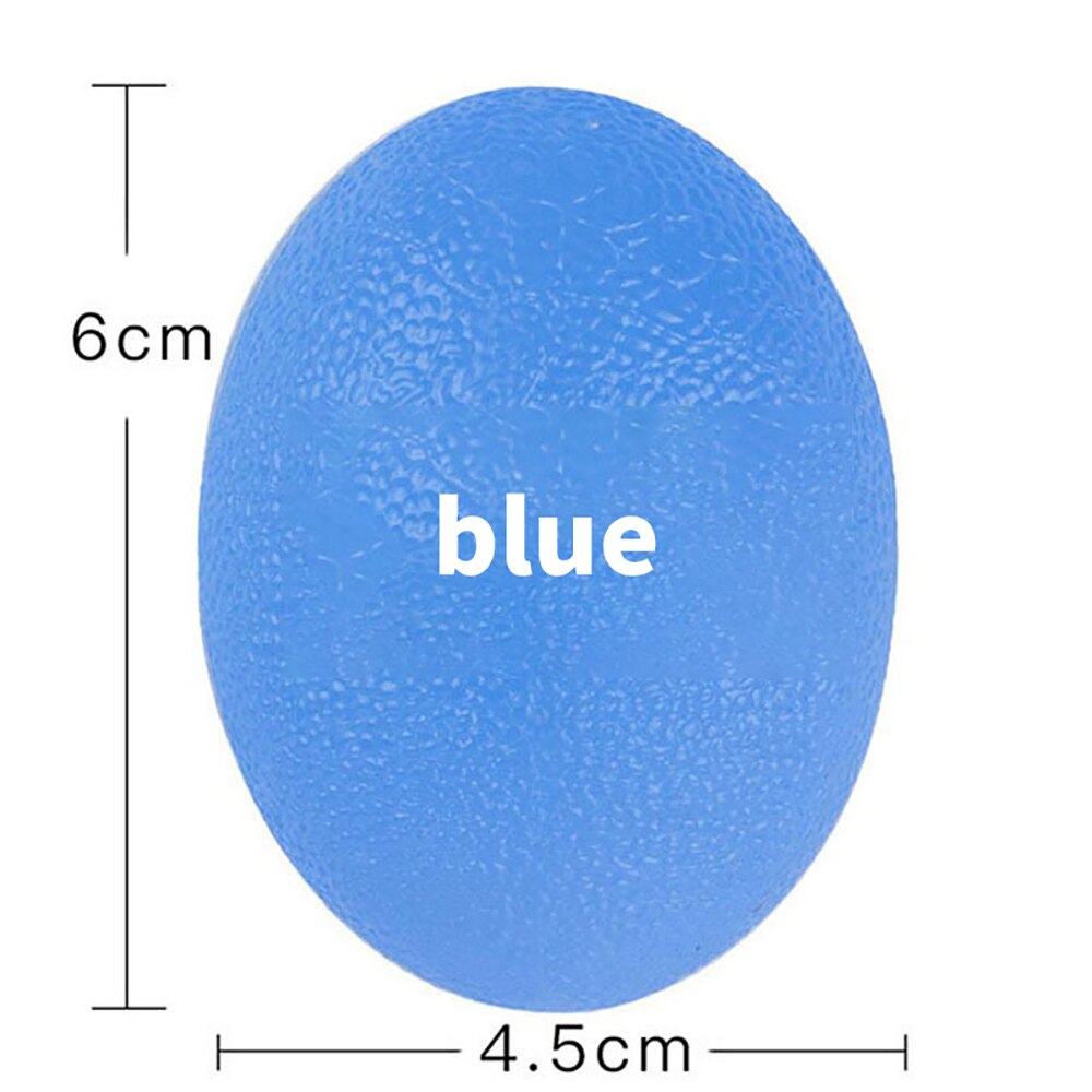 2Pcs Hand Massage Therapy Grip Ball For Hand Finger Strength Exercise Stress Relief Decompression Ball Fitness Equipment: Blue