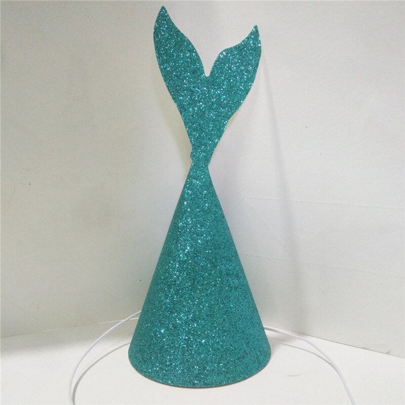 Gorro de sirena para cumpleaños, suministros de de cumpleaños, decoración de de cumpleaños, , 12 Uds., HW79