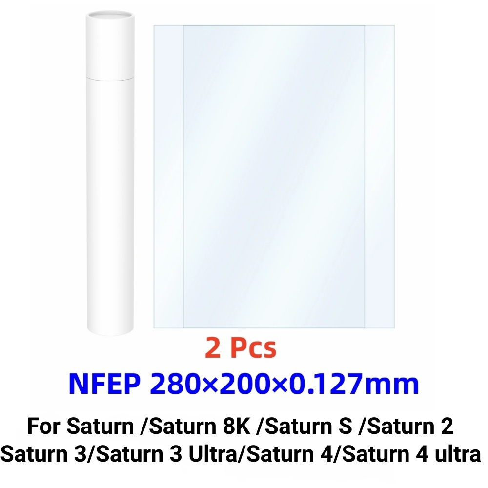 10.1 Inch NFEP Film 280x200x0.127mm PFA Film For ELEGOO Saturn 4 Ultra Saturn 3 Ultra Saturn 2 LCD 3D Printer Parts Accessories: Red