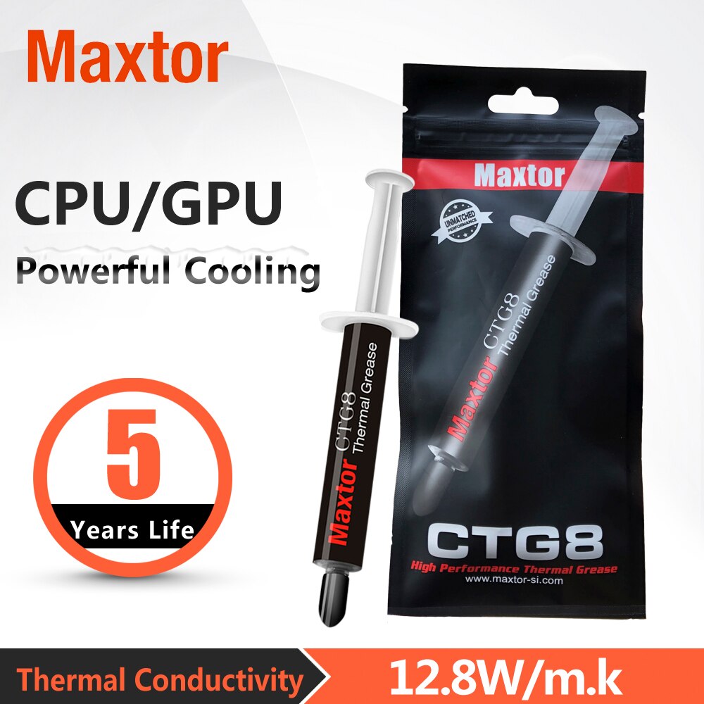CTG8 5G CPU High Performance Thermal Grease AMD Intel GPU Heat Sink compound CPU thermal paste