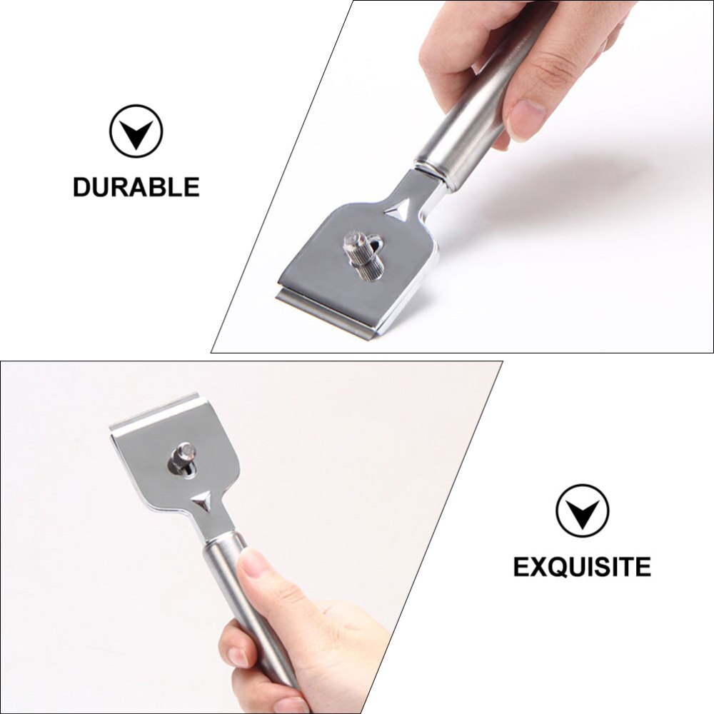 Glass Wall Putty Scraper Cleaning Scraper Kitchen Cleaning Shovel with 4pcs Blades