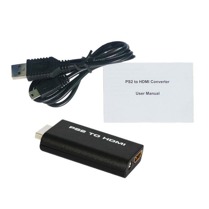 HDV-G300 PS2 Naar Hdmi 480i/480P/576i O Video Converter Adapter Met 3.5Mm O Output Lamp met Pre Sensor Ps2 Naar Hdmi Lantaarn